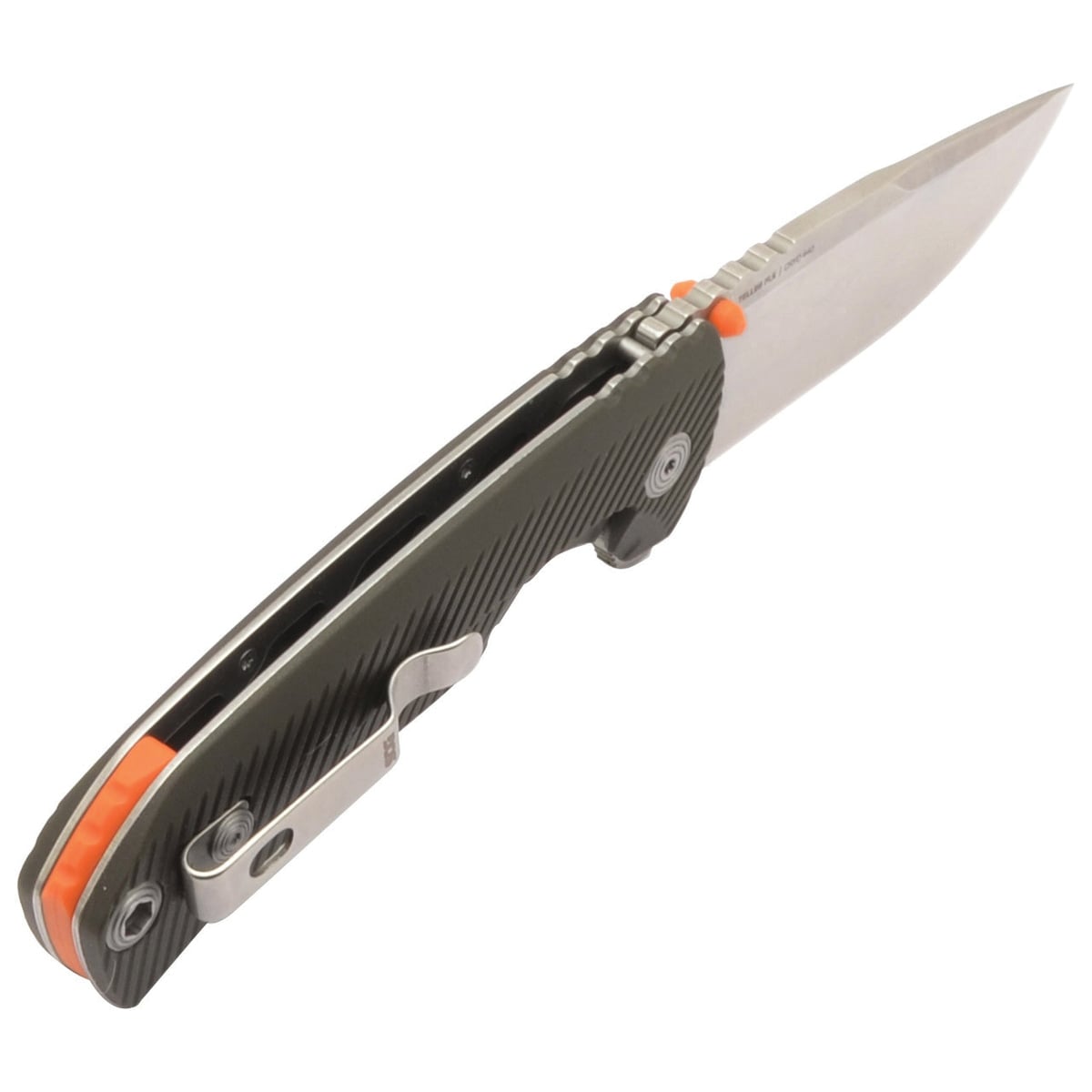 SOG Knives Tellus FLK Folding Knife Clip Point OD Green - for Versatile Carry - SOG-14-06-01-43