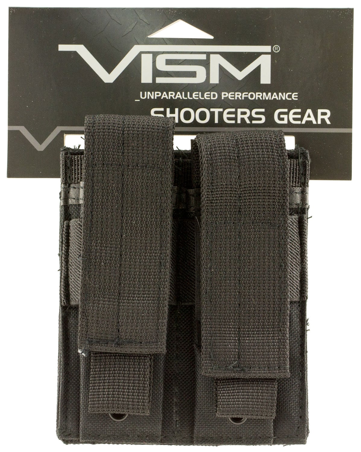 NcStar VISM Double Pistol Magazine Pouch, Black - CVP2P2931B