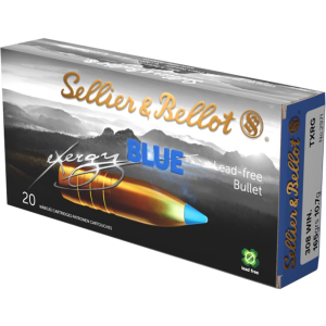 Sellier-Bellot Sellier & Bellot eXergy Blue Rifle Ammunition .308 Win 165gr 2720 fps 20/ct