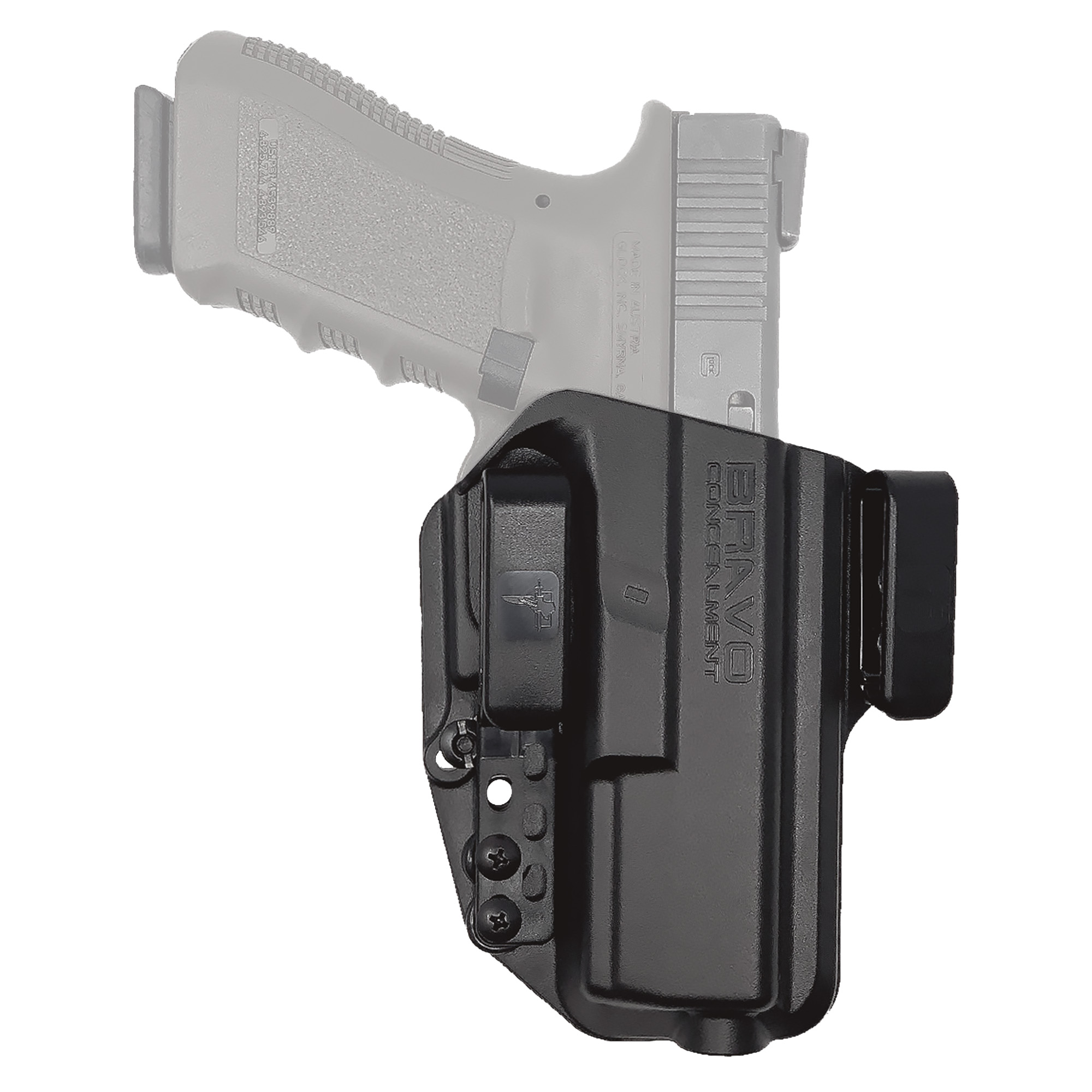 Bravo Concealment Right Hand IWB Concealment Holster for Glk 17, Black - BC201002