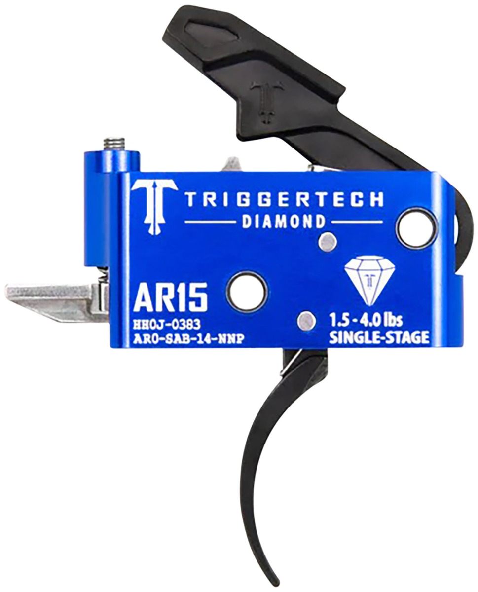 TriggerTech AR15 Single-Stage Diamond Pro Curved Trigger