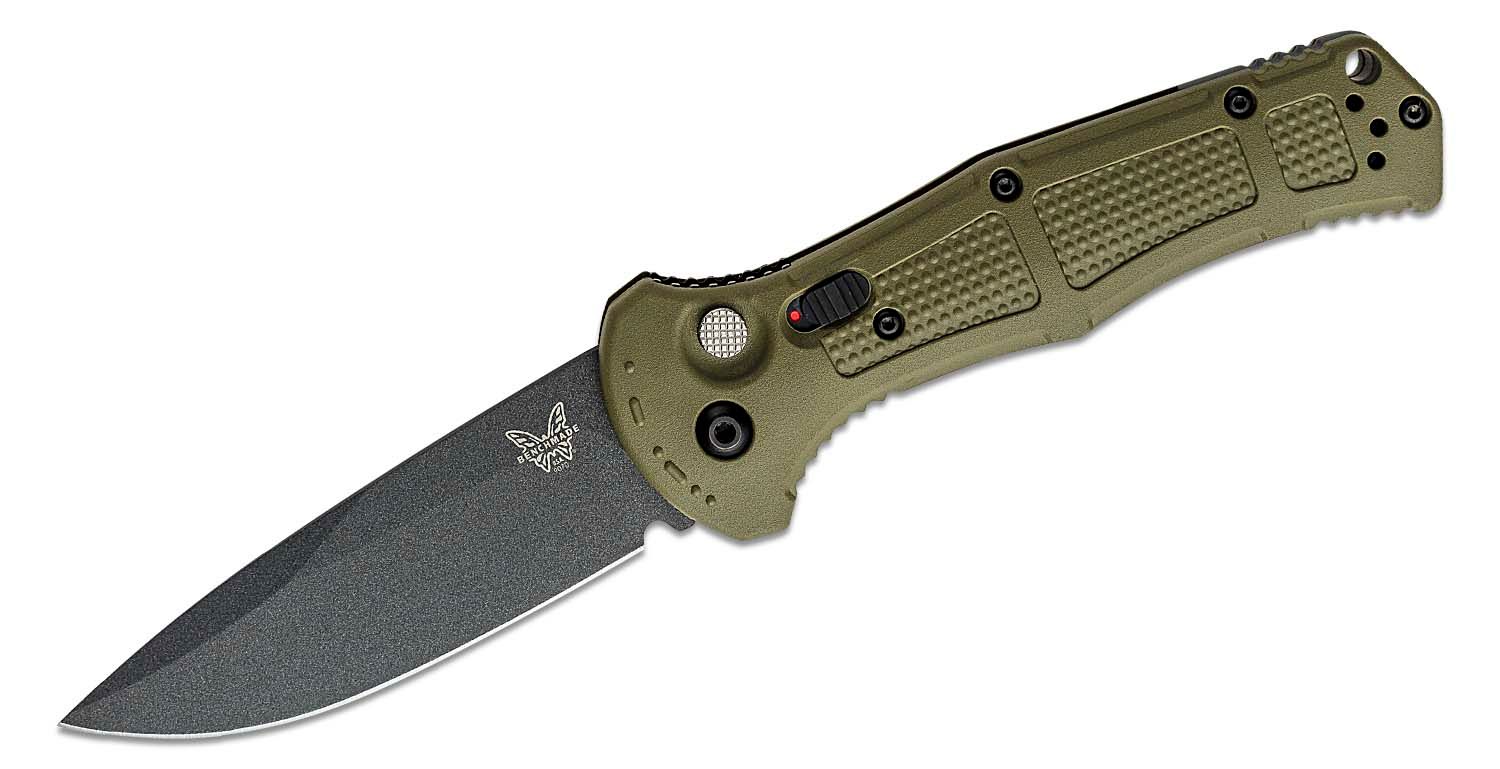 Benchmade Claymore Folding Drop Point Knife, Ranger Green - 9070BK-1