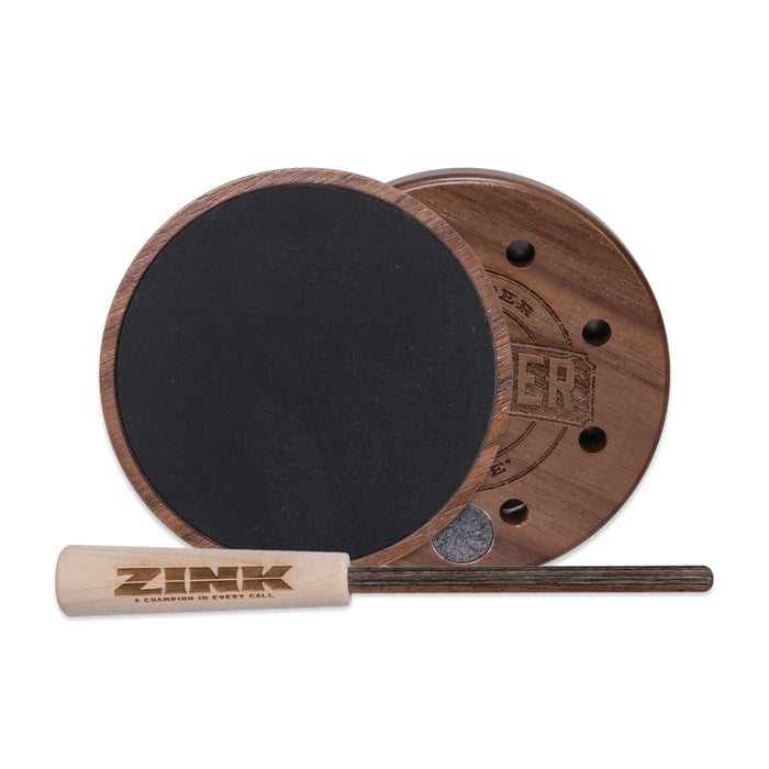 Zink Calls Thunder Ridge Rocker Turkey Pot Call, Walnut