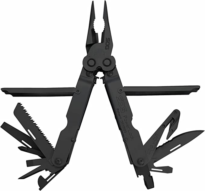 SOG PowerLock EOD w/ V-Cutter BLK --B63N-CP