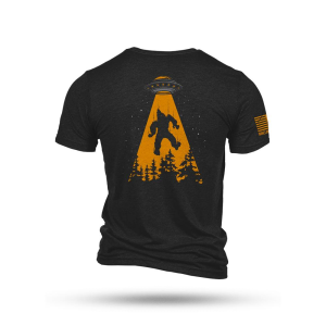 New-Line-Apparel Nine Line UFO Squatch Triblend T-Shirt Black S