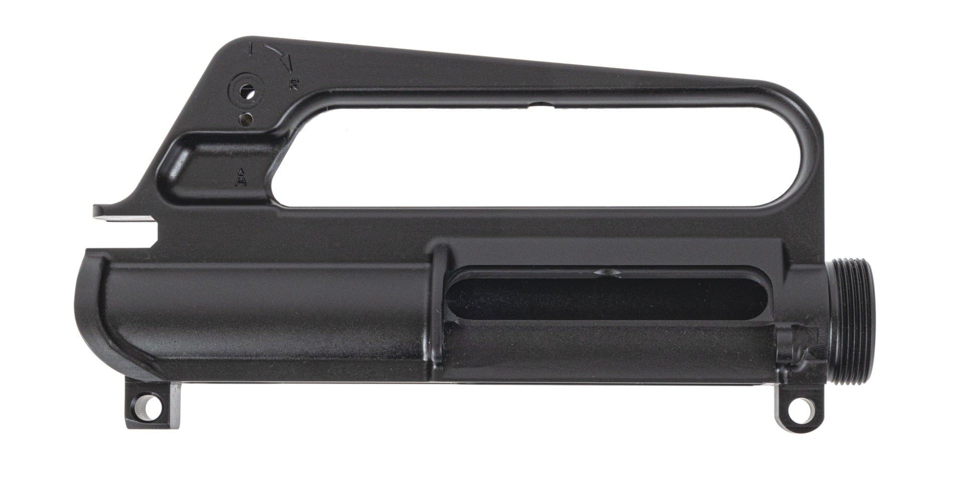 BLEM Harrington & Richardson Carry Handle, Slick Side, 9mm, Stripped Upper Receiver - Black