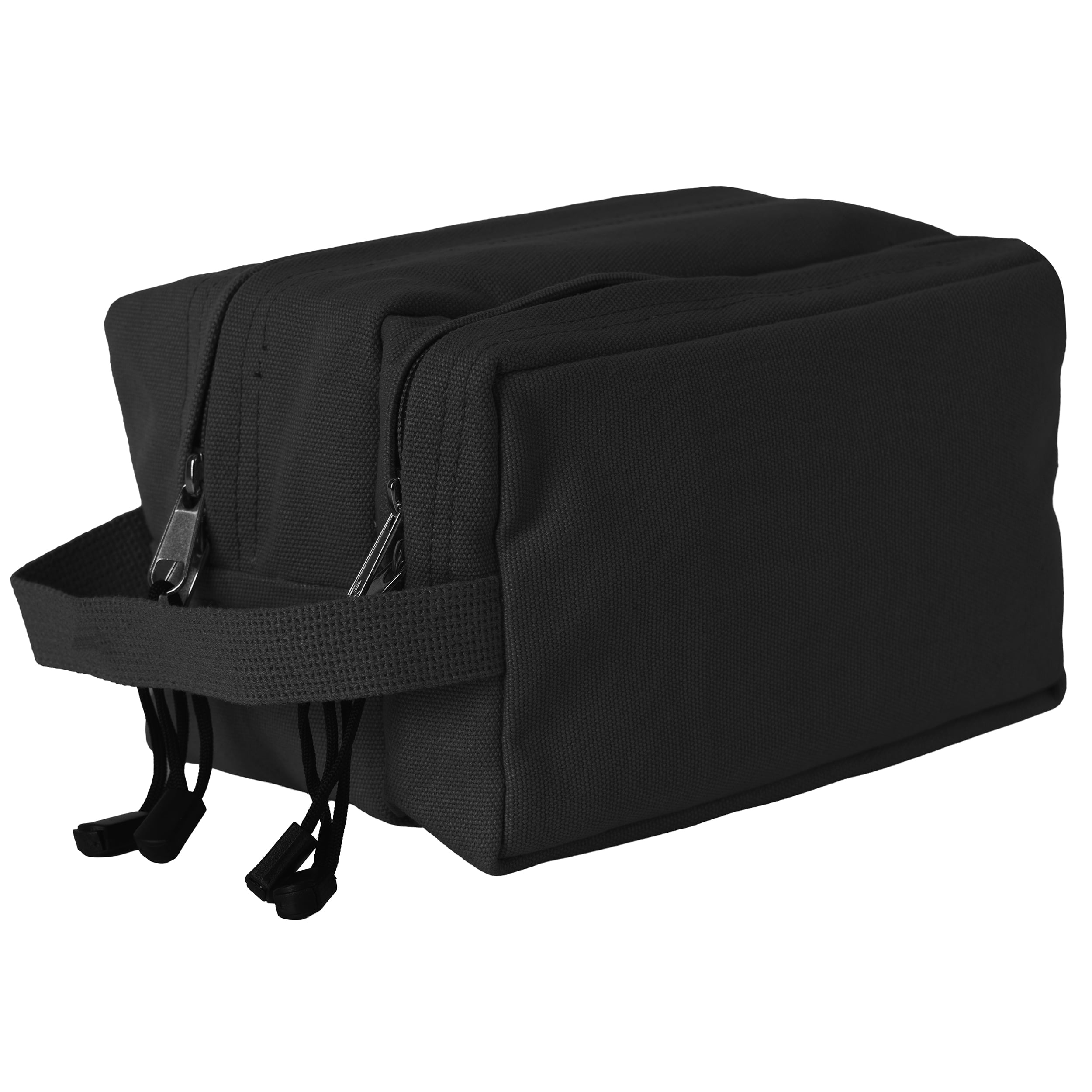 Rothco Canvas Dual Compartment Travel Kit - Black