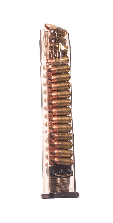 ETS S&W M&P 30rd 9mm Magazine, Clear - SW9-MP-30