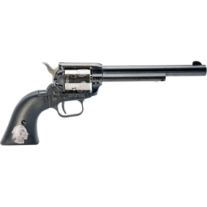 Heritage Manufacturing Inc. Rough Rider Buffalo 22 Winchester Magnum Rimfire (WMR) Revolver 6" Black Barrel 6 Round Black Grip