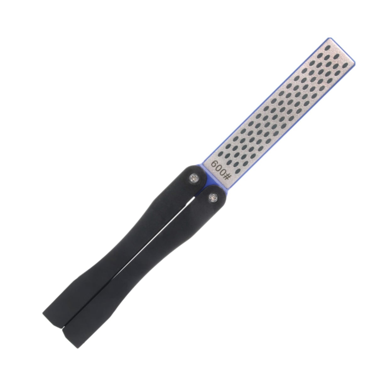 Cold Steel Double Side-Folding Knife Sharpener - Compact Folding Design, Efficient and Easy Sharpening, Ideal for Various Blades - CS-KS-DSDW