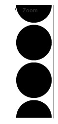Pro-Shot Splatter Shot 1" Black Repair Patches - 216 - 12 Sheets - P-216