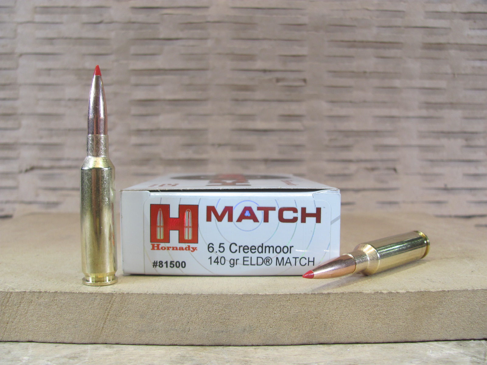 200 Round Case – 6.5 Creedmoor Hornady 140 Grain ELD Match Ammo – 81500