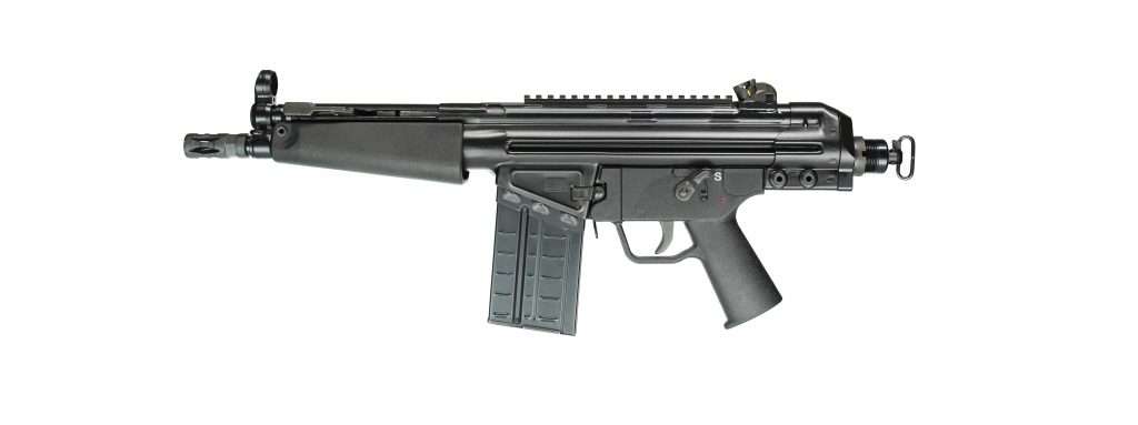 PTR 110 91 51P PDWR .308 Pistol with MP5 Handguard
