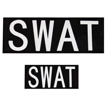 Rothco Swat Patch With Hook Back - Set 1 Small 1 Large