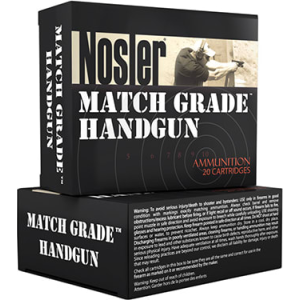 Nosler 51278 Match Grade 45 ACP 185 GR Jacketed Hollow Point - 20rd Box
