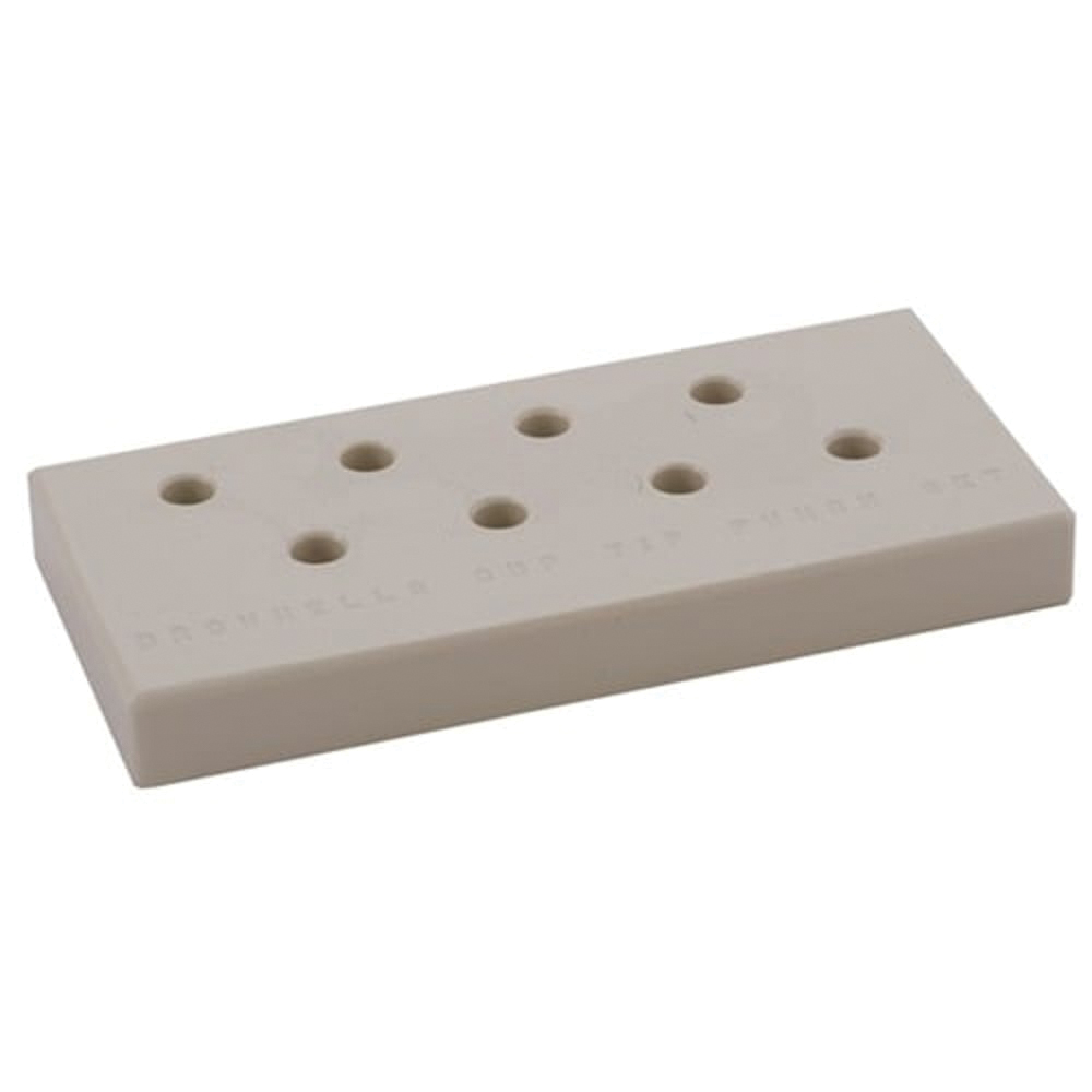 Brownells 6.40" x 3" x 0.75" Cut Tip Punch Bench Block