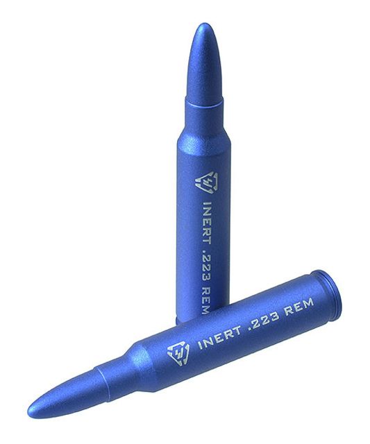 Strike Industries Aluminum .223 Remington Dummy Rounds 2 Pack Blue One Size