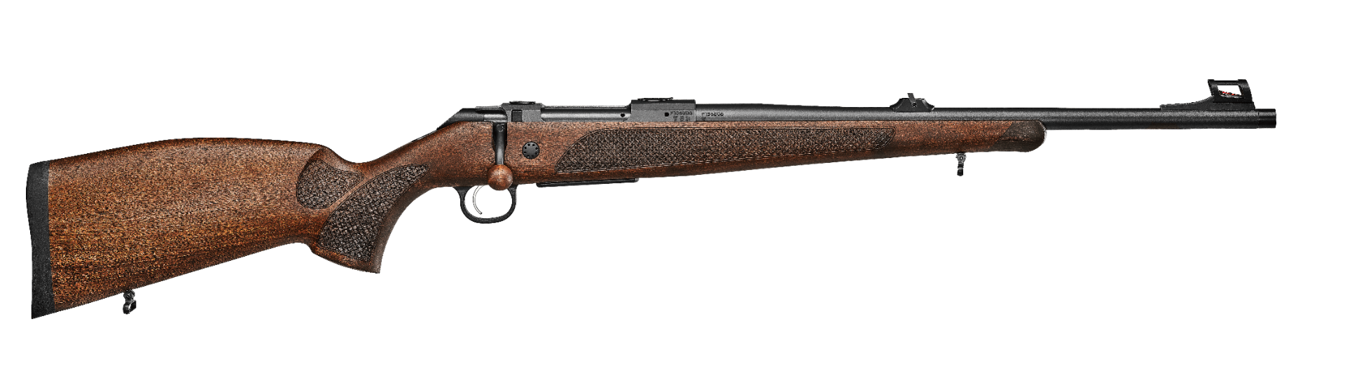 CZ 600 Plus Lux Rifle 30-06 Sprg 20in Walnut w/ Fiber Optic & Thread 5rd - No Credit Card Fees - Free Shipping