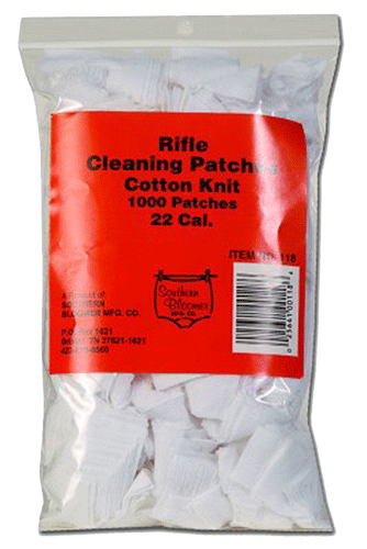 Southern Bloomer Cleaning Patches, .22, 1000/pack - 118