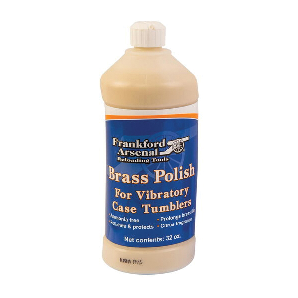Frankford Arsenal Quick-N-EZ Brass Polish, 32 oz Bottle