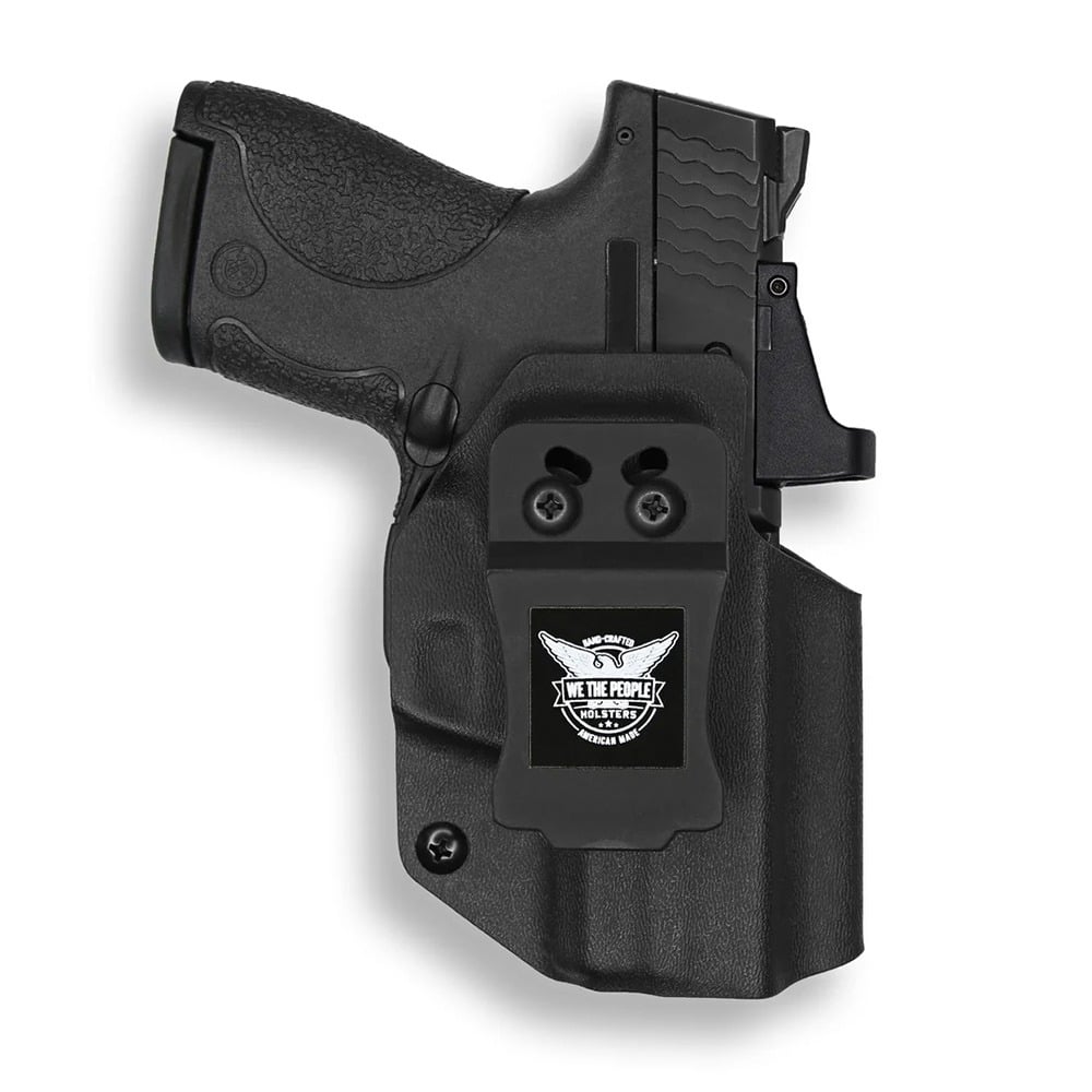We The People Holsters Smith & Wesson Shield 3.1" 9/40 IWB Right Handed Holster Red Dot Cut, Black