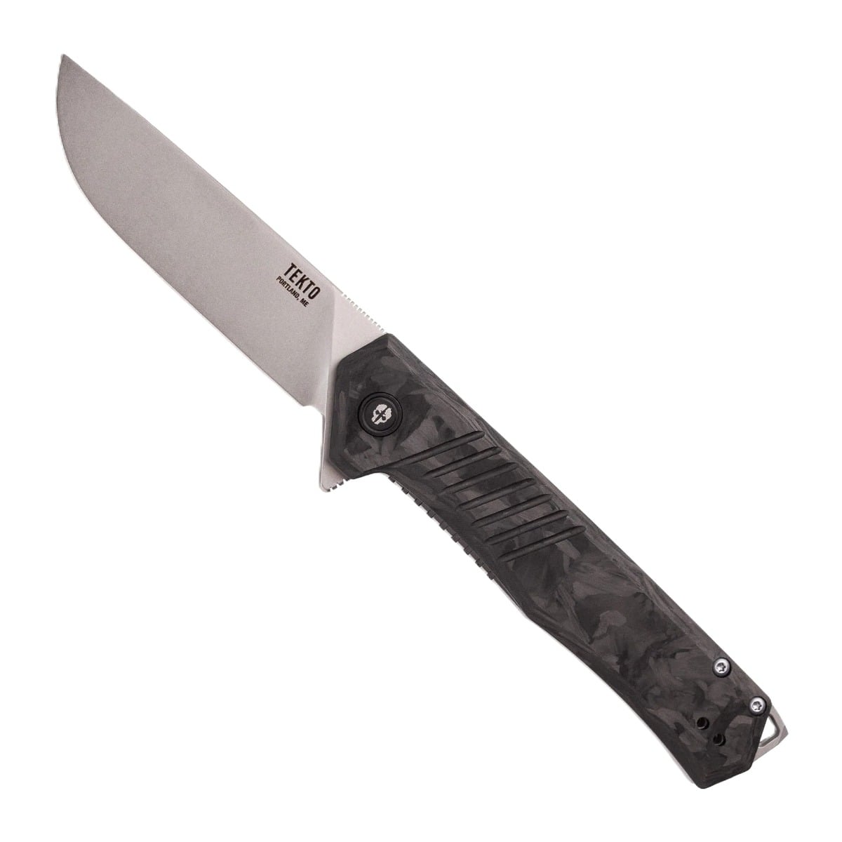 Tekto Knives F1 Alpha Folding Knife, Forged Carbon