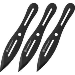 Smith-Wesson Smith & Wesson 3 8" Throwing Knives 4 1/4" Blade Black