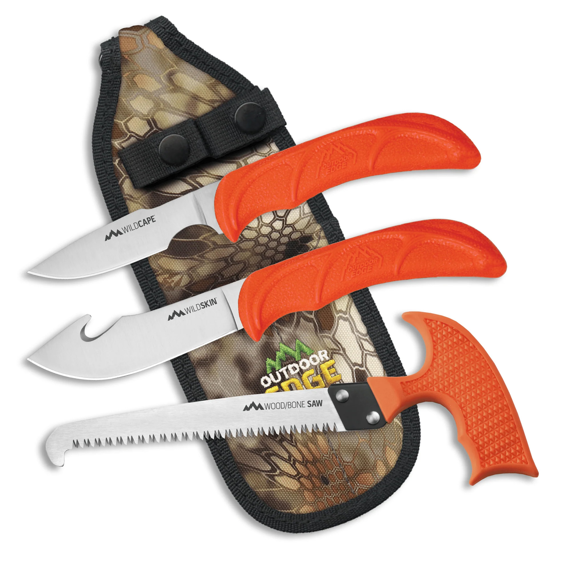 Outdoor Edge Wild Guide 8.5" Knife, Orange - WG10C