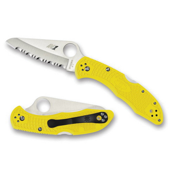 Spyderco Salt 2 Sheepsfoot Folding Knife, 3" - C88SYL2