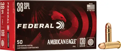 FEDERAL AE 38 SPECIAL 130GR - FMJ 50RD 20BX/CS