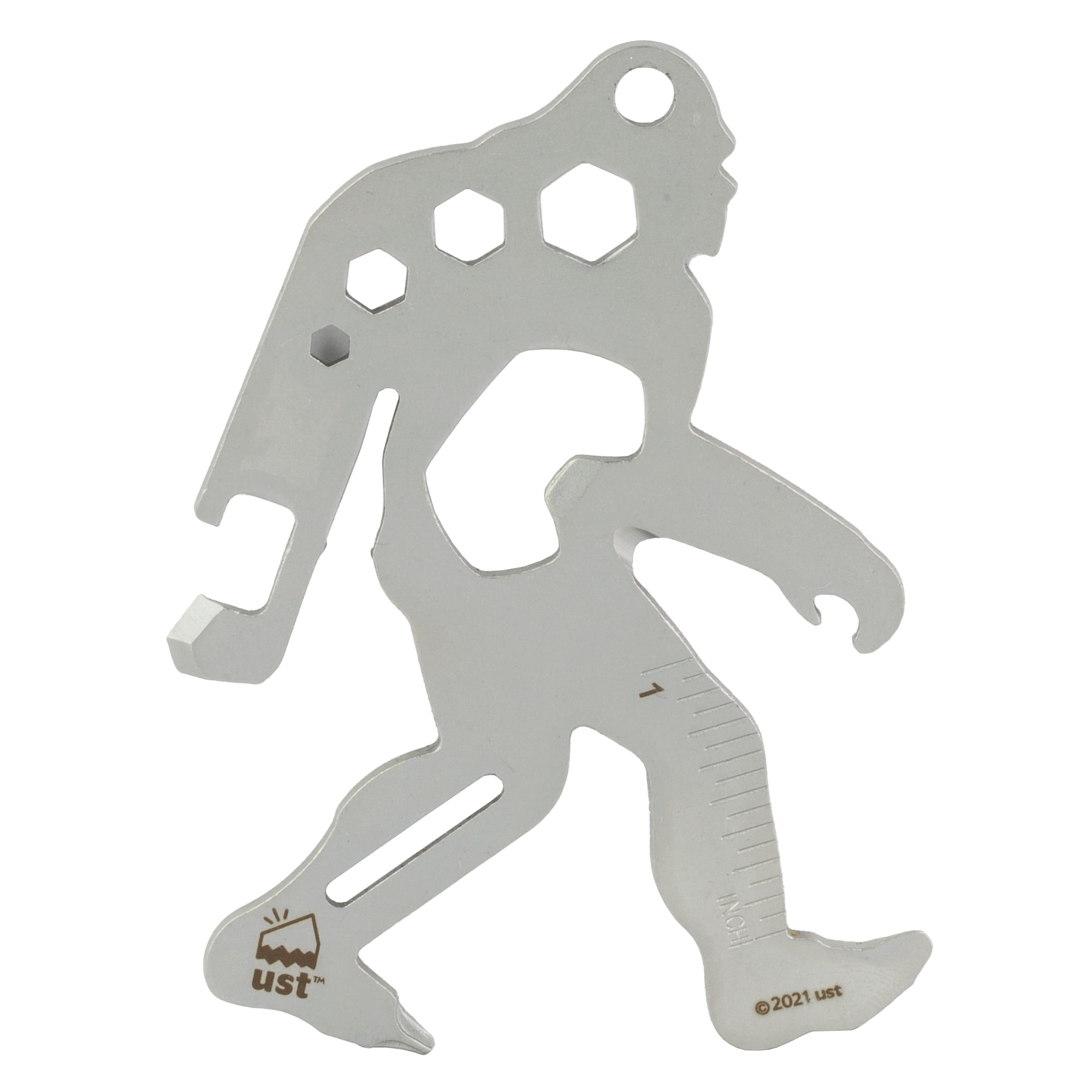 UST Sasquatch Tool, Multi Tool, Silver, Stainless Steel, 3.6"x2.5"x0.1" - 1156810