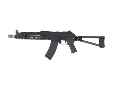 PSA AK-105 Triangle Side Folding Pistol With Soviet Arms 10" Rail & Gas Tube, Alg Trigger Sa-2 Brake, Hinged Dust Cover, Toolcraft Bolt , Trunnion, And  Carrier