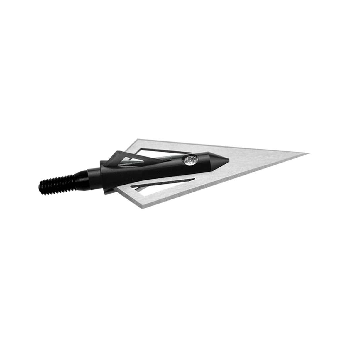 Dead Ringer The Butcher 1.61"/100 gr 2-Blade Fixed Broadhead, Silver Pack of 3