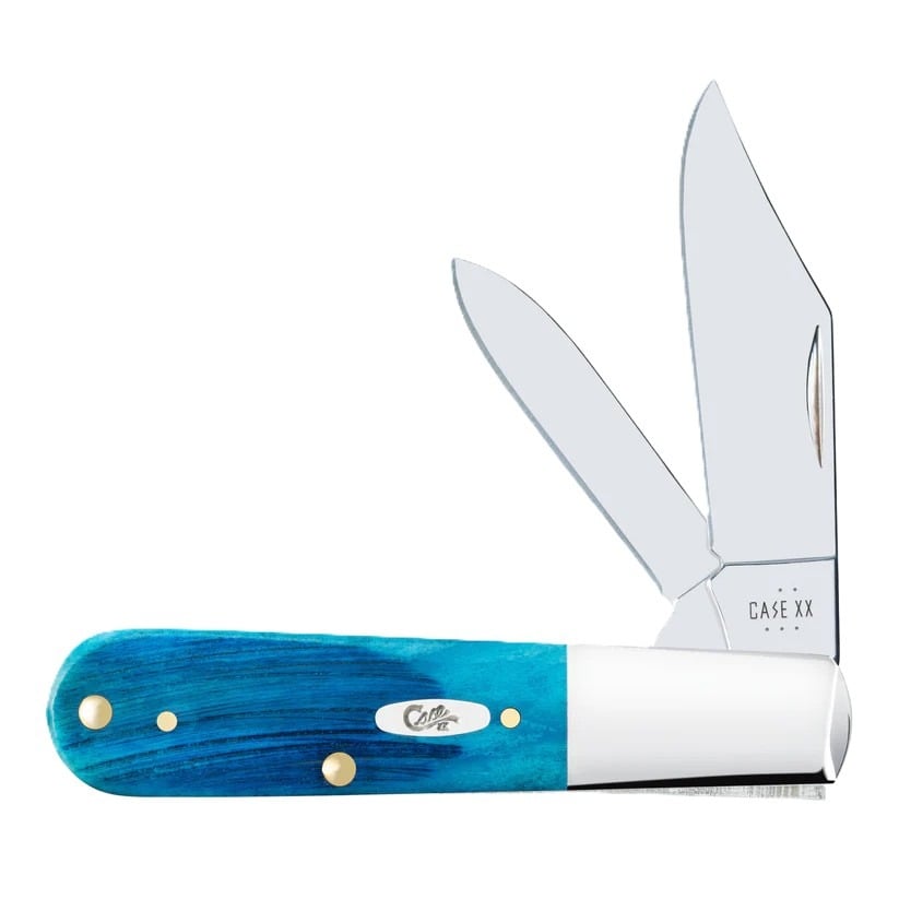 Case Sawcut Jig Barlow, Caribbean Blue Bone