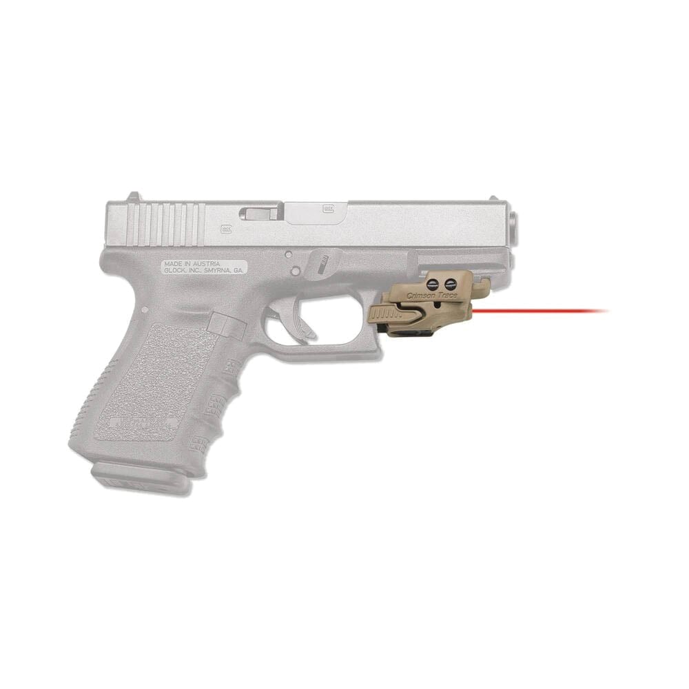 Crimson Trace RailMaster CMR-201 CTAN Red Laser Sight - Precision Red Laser for Tactical Use - 01-3610-1
