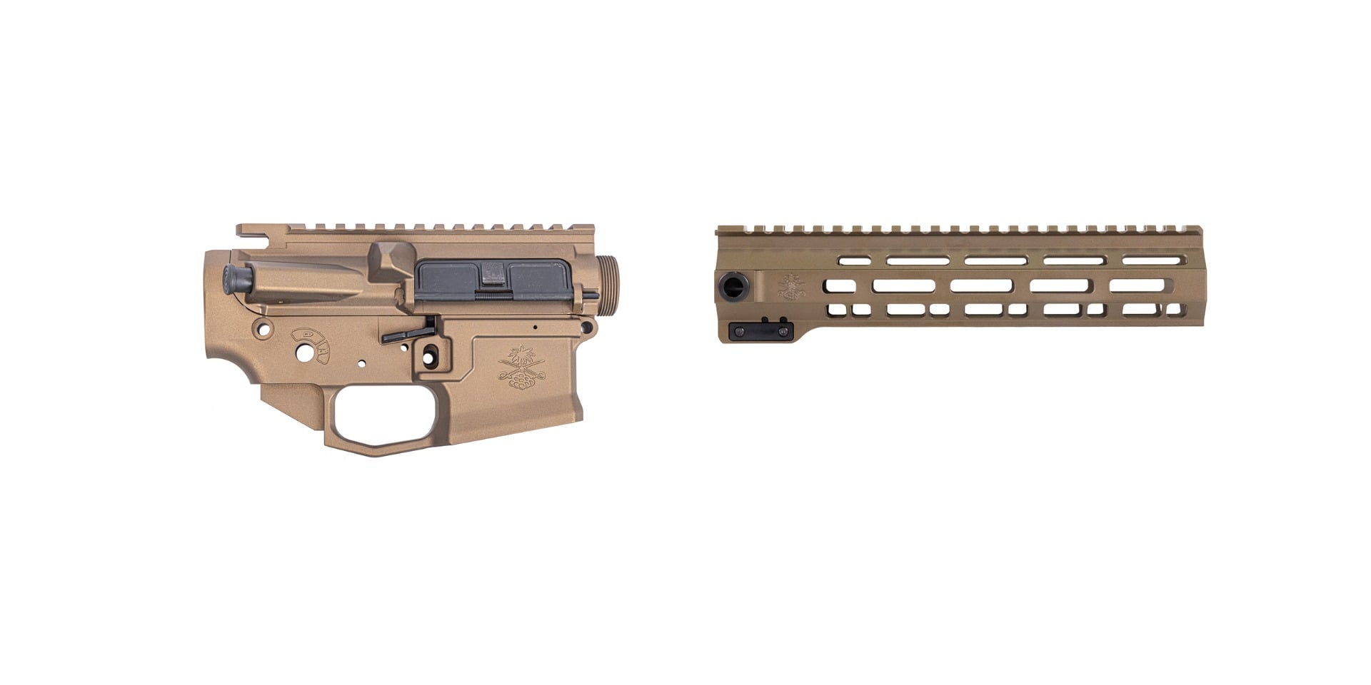 Sabre-IC Builder Set - 9.75" QDSM V2 Rail, Burnt Bronze