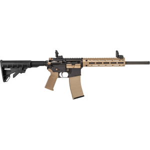 Tippmann Arms M4-22 LTE Semi Automatic Rifle 22 Long Rifle 16" Black Threaded Barrel Flat Dark Earth Frame Black Pistol Grip