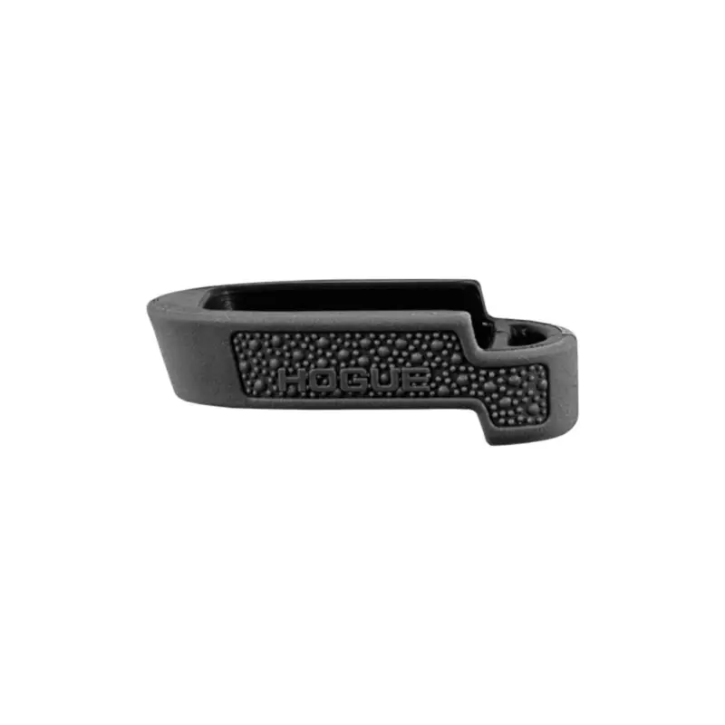 Hogue OverMolded Rubber Grip Extension Base Pad for S M Bodyguard 2.0 12rd Magazines Black