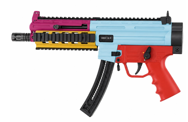 Blue Line GSG-16P 9.12" .22LR 22rd Pistol, Multi-Color - 416.00.55
