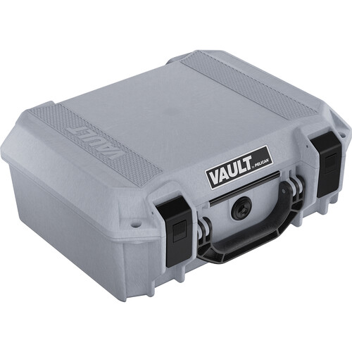 Pelican V200C Vault Equipment Case with Foam Layers, Ghost Gray