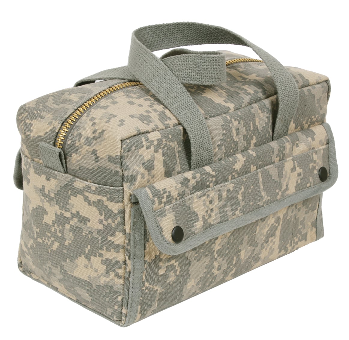 Rothco Mechanics Tool Bag With Brass Zipper - Acu Digital Camo