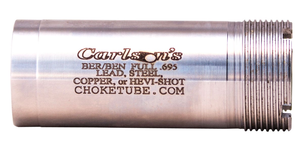 Carlsons Replacement Flush Full 12ga Choke Tube, Fits Benelli & Beretta - 56616