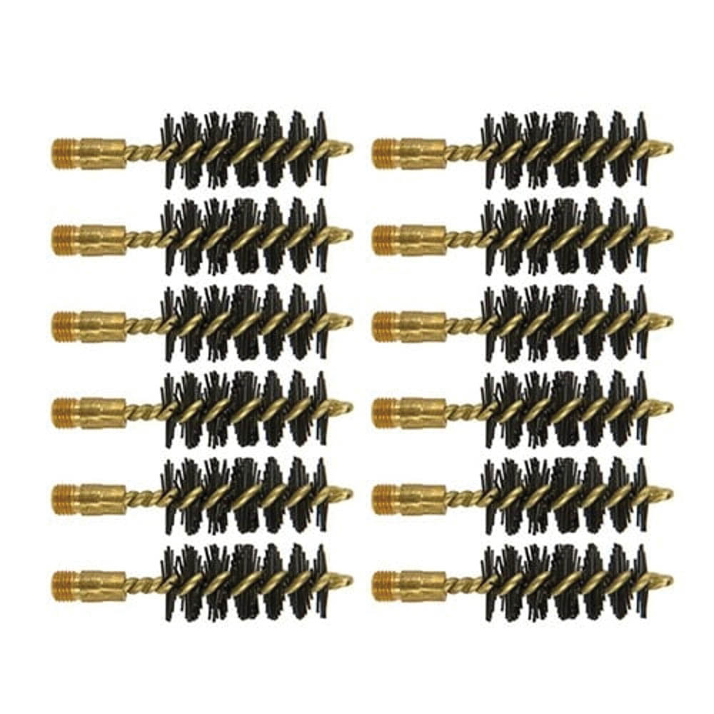 Brownells 20 Gauge 5/16-27 Male Heavy Weight Bore Brush, Pack of 12