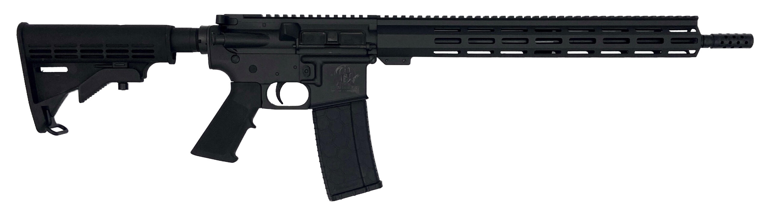 GLFA AR-15 300 Blackout 16" Black 30-Round Rifle