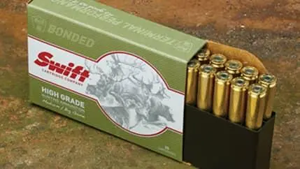 Swift A-Frame Rifle Ammunition .338 Win Mag 250 gr A-Frame 2570 fps 20/ct