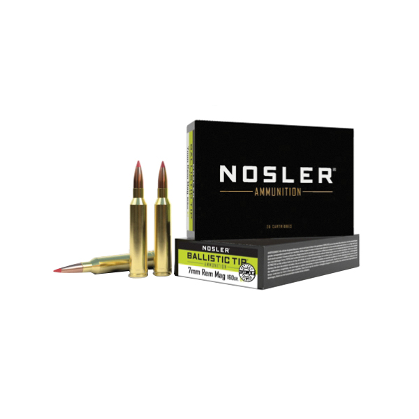 Nosler 7mm Remington Magnum 150 gr BT 20rds