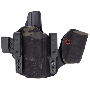 Safariland INCOG X IWB Holster with Magazine Caddy Right Hand Glock 17, 19 with Streamlight TLR-7 Cordura Wrapped Polymer Multicam Black
