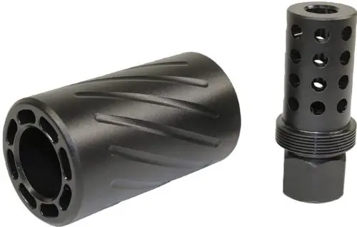 GUNTEC AR 300 BLACKOUT MUZZLE - COMP QD BLAST SHIELD