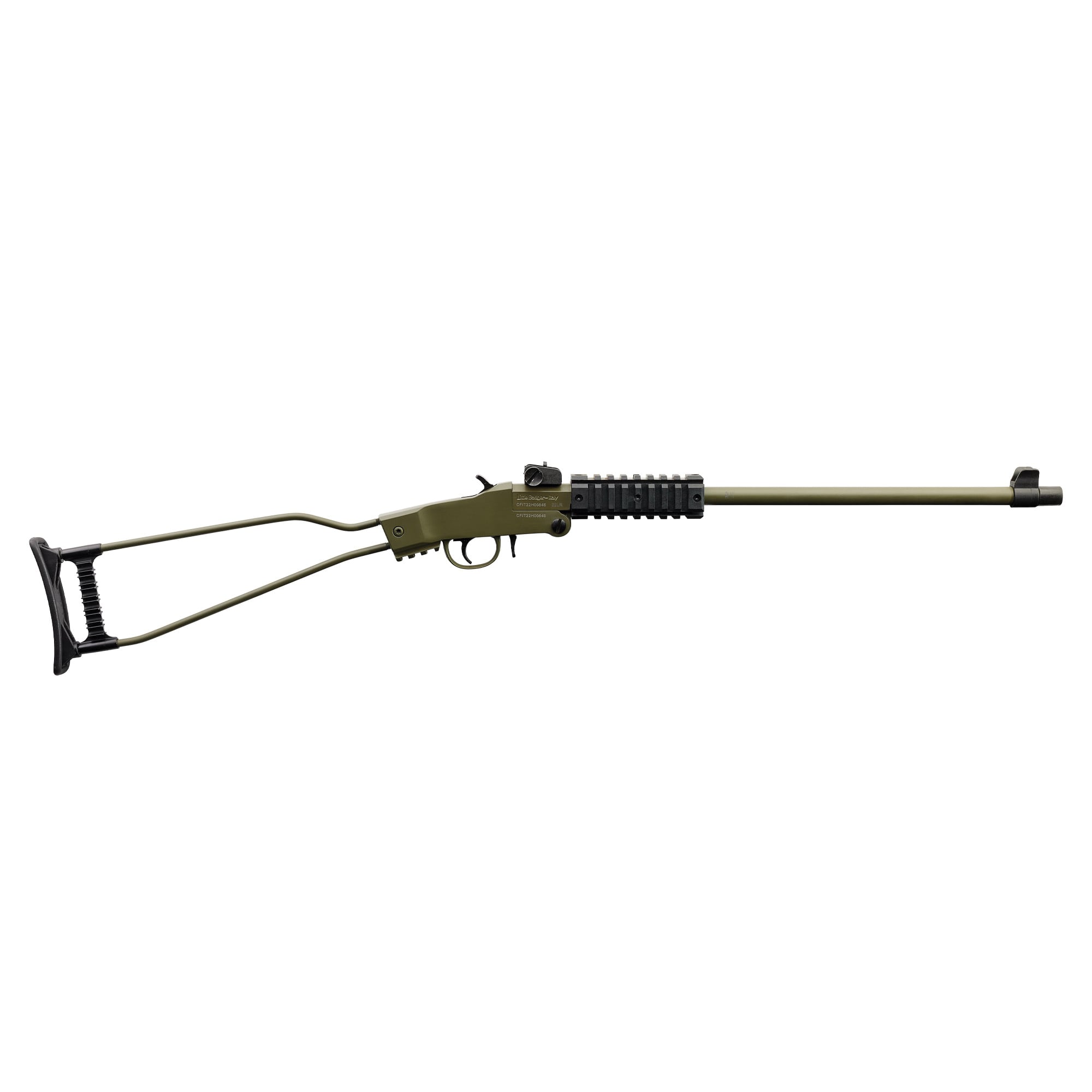 Chiappa Firearms Little Badger .22LR Break Action Rifle, OD Green - 500266