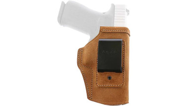 Galco Stow-N-Go Pant Leather Holster for Glock 26, 27, 33 Right H, Natural